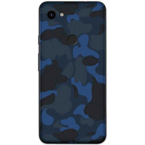 Blue Street Camo Google Pixel 3a Skin